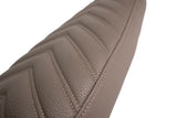 2-Up Brown V-Stitch Seat (Memory foam)
