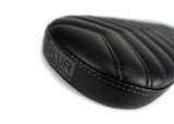2-Up Black V-Stitch Seat