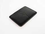 Black Leather + Felt Card wallet