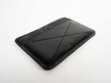 Black Leather + Felt Card wallet