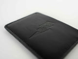 Black Leather + Felt Card wallet