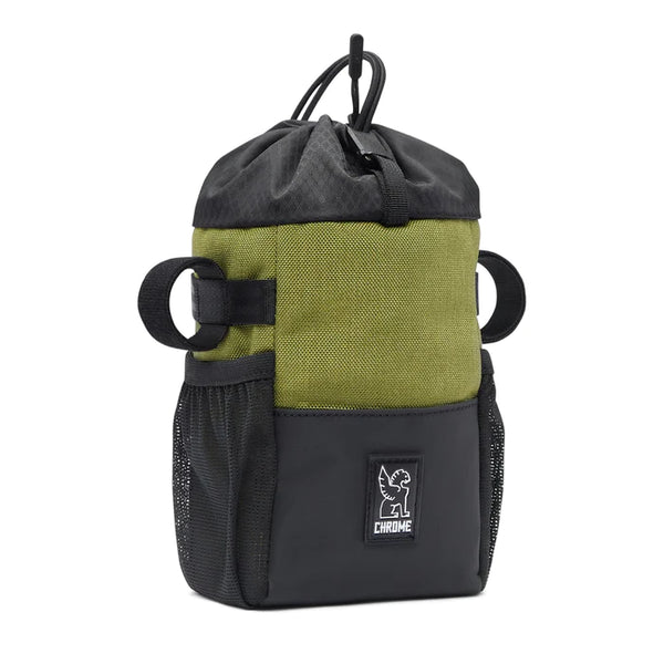 DOUBLETRACK FEED BAG OLIVE BRANCH I CHROME INDUSTRIES