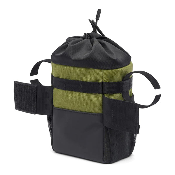 DOUBLETRACK FEED BAG OLIVE BRANCH I CHROME INDUSTRIES