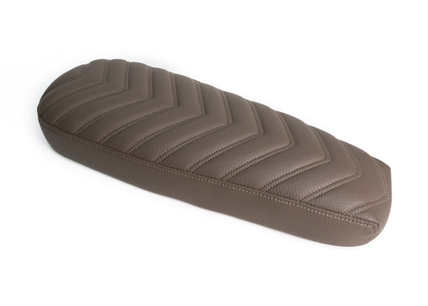 2-Up Brown V-Stitch Seat (Memory foam)