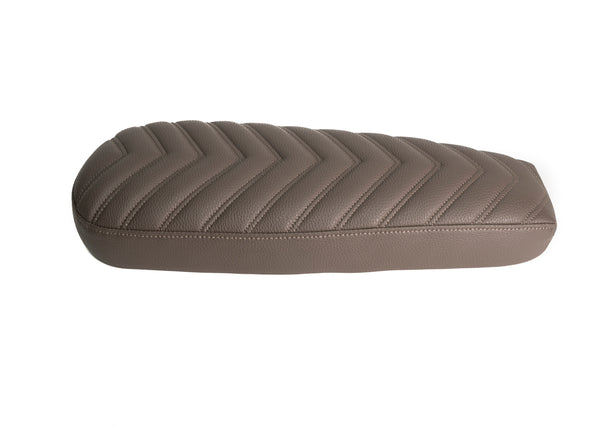 2-Up Brown V-Stitch Seat (Memory foam)