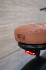 2-Up Caramel V-Stitch Seat