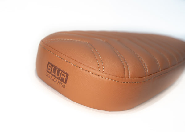 2-Up Caramel V-Stitch Seat