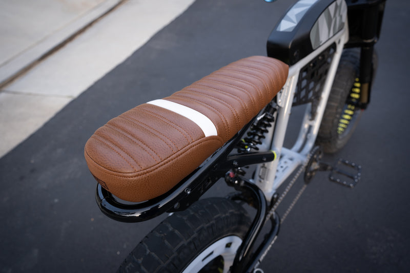 1-Up Brown Synthetic Leather Seat for Super73