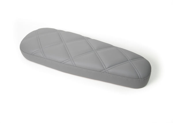 2-Up Gray Diamond Stitch Seat